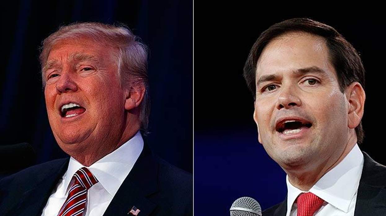 DONALD TRUMP MARCO RUBIO