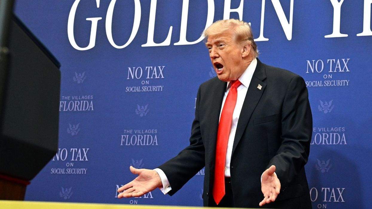 donald trump speaking at the villages