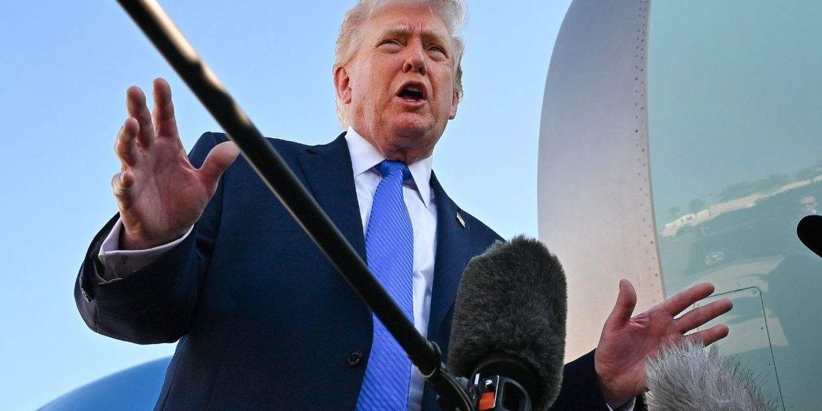 Trump claims Democrats want to 'change the sex of your kid' during tarmac rant