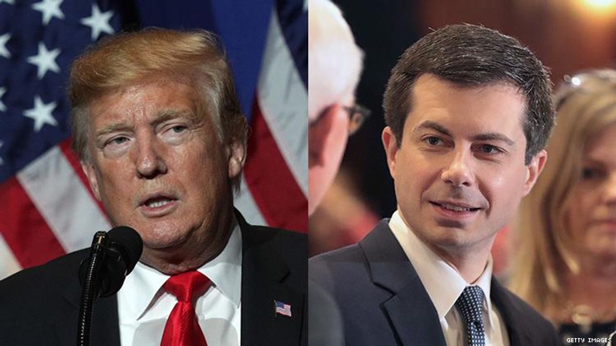 Donald Trump spends afternoon thinking about Pete Buttigieg