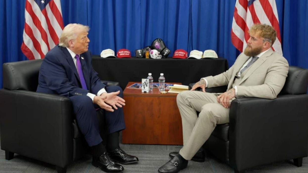 donald trump talking to jake paul