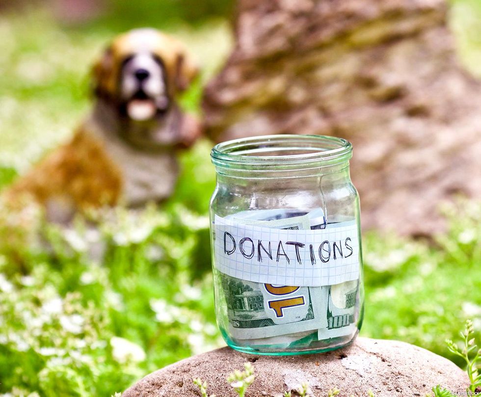 Donation jar