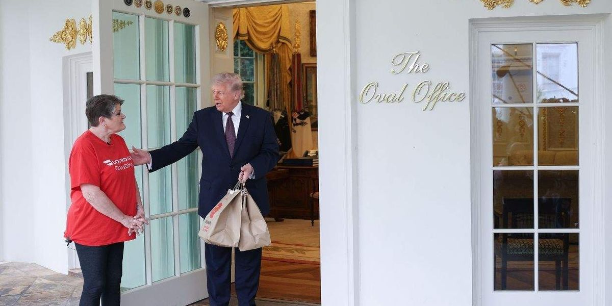 Trump calls Oval Office DoorDash stunt 'tacky' after driver rejects his transphobic question