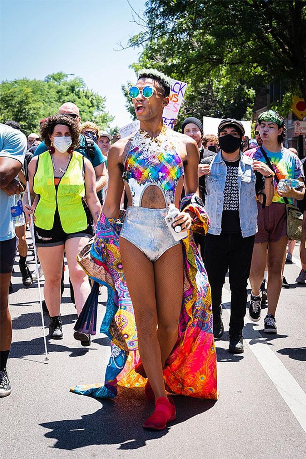 Drag March For Change Supports Black Lives Matter