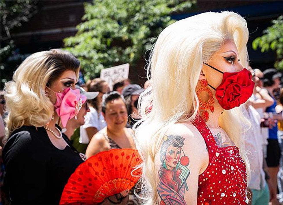 Drag March For Change Supports Black Lives Matter