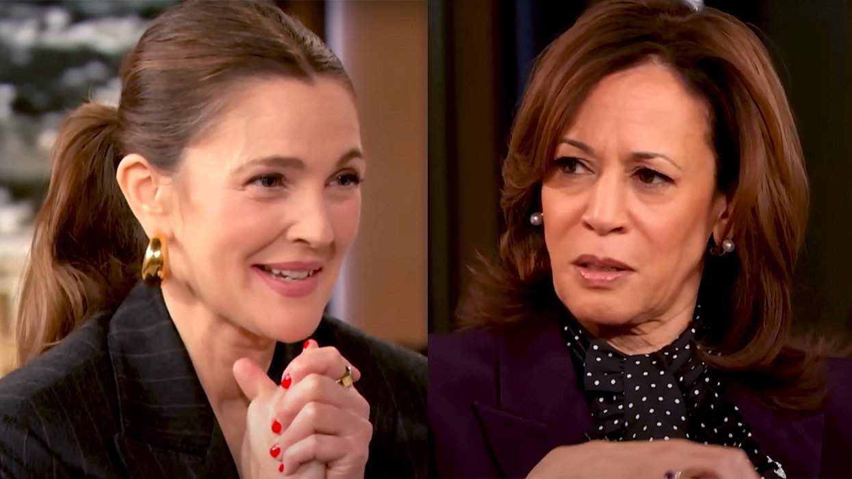 Drew Barrymore Show interviewing VP Kamala Harris
