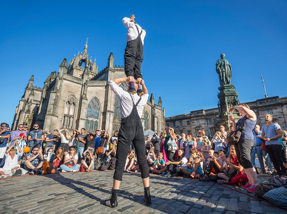 During Fringe, even the streets of Edinburgh become stages in the world\u2019s largest arts festival