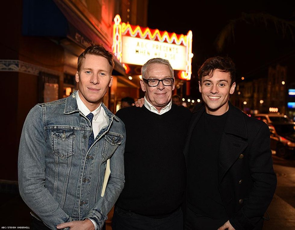 Dustin Lance Black, Cleve Jones, Tom Daley