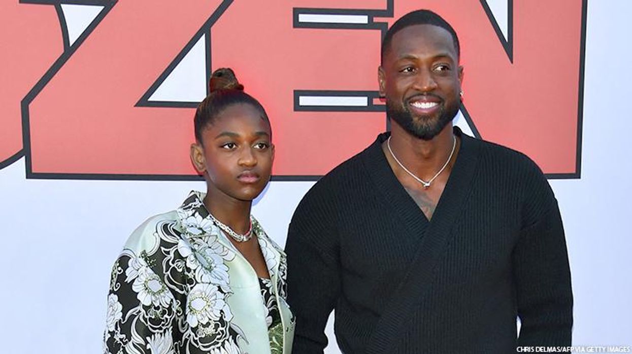Dwyane and Zaya Wade