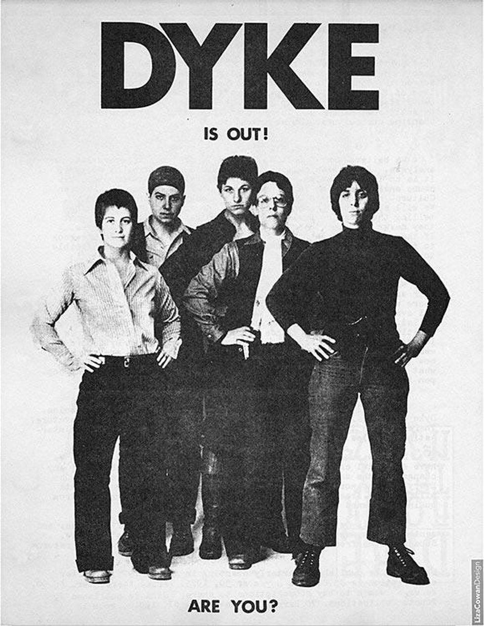 DYKE, A Quarterlyflyer, design by Liza Cowan