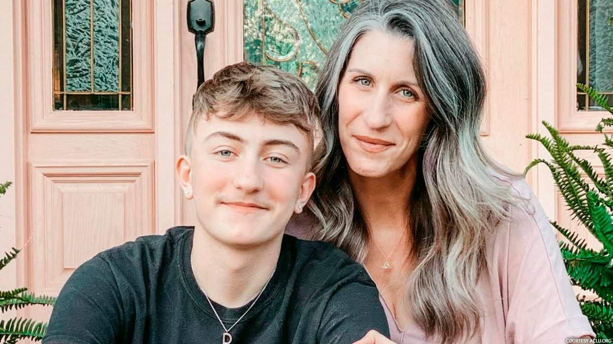 Dylan Brandt and his mother, Joanna Brandt