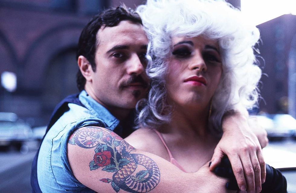 The early NYC Pride March at the Hispanic Society Museum was called out from the closet to an original vintage photograph by Francisco Alvarado Juarez.