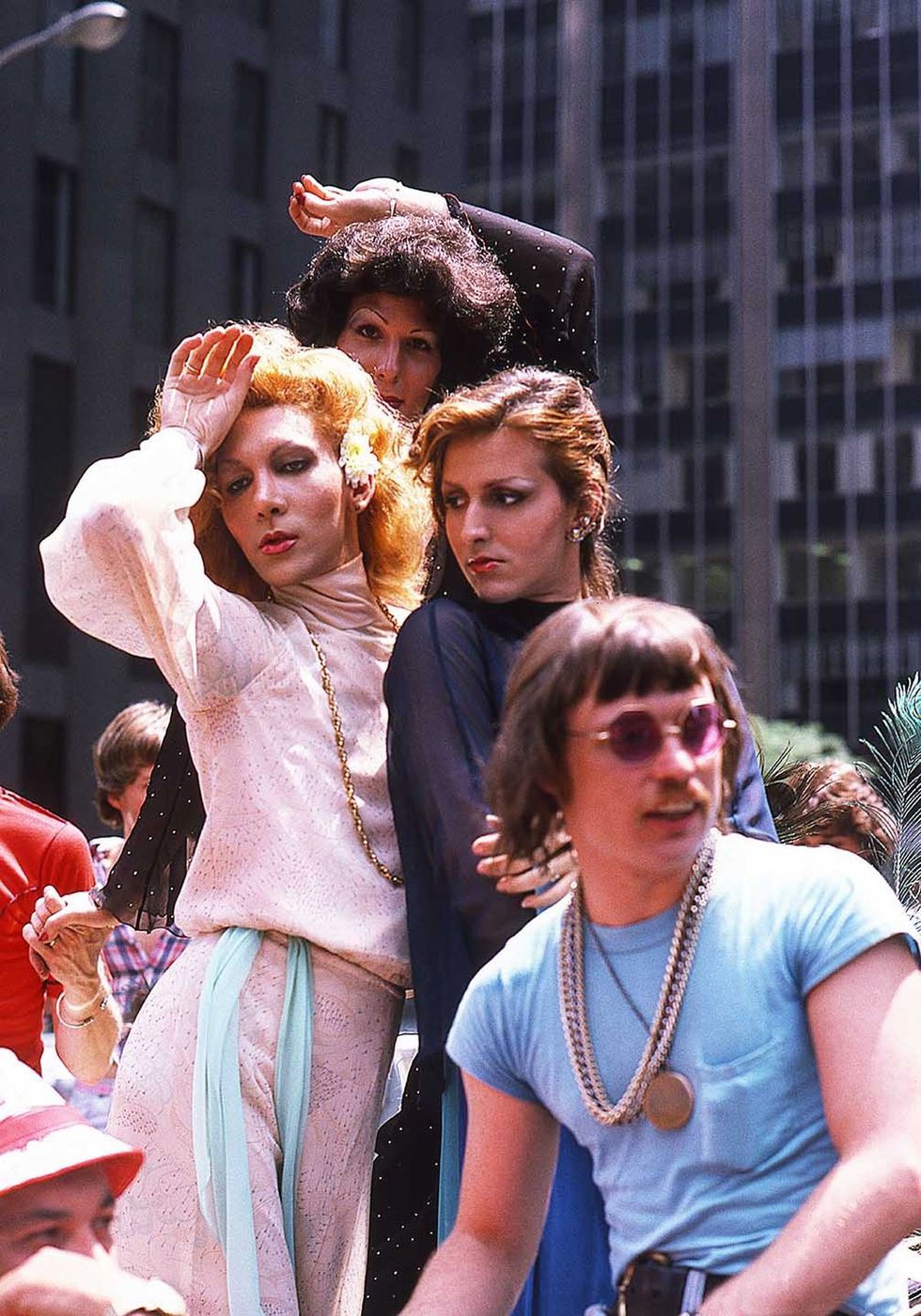 The early NYC Pride March at the Hispanic Society Museum was called out from the closet to an original vintage photograph by Francisco Alvarado Juarez.