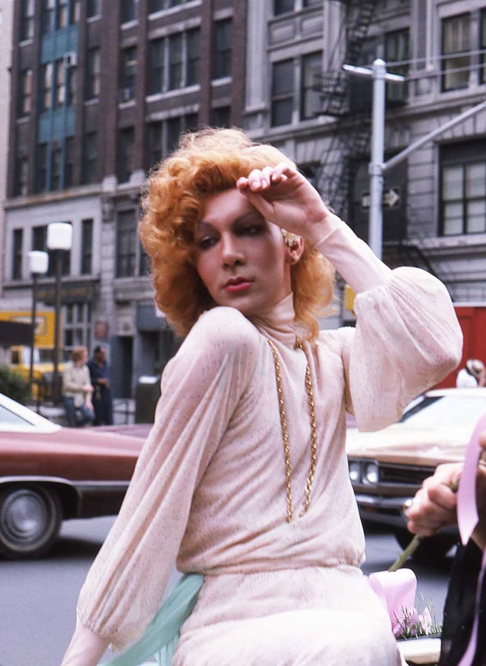 The early NYC Pride March at the Hispanic Society Museum was called out from the closet to an original vintage photograph by Francisco Alvarado Juarez.