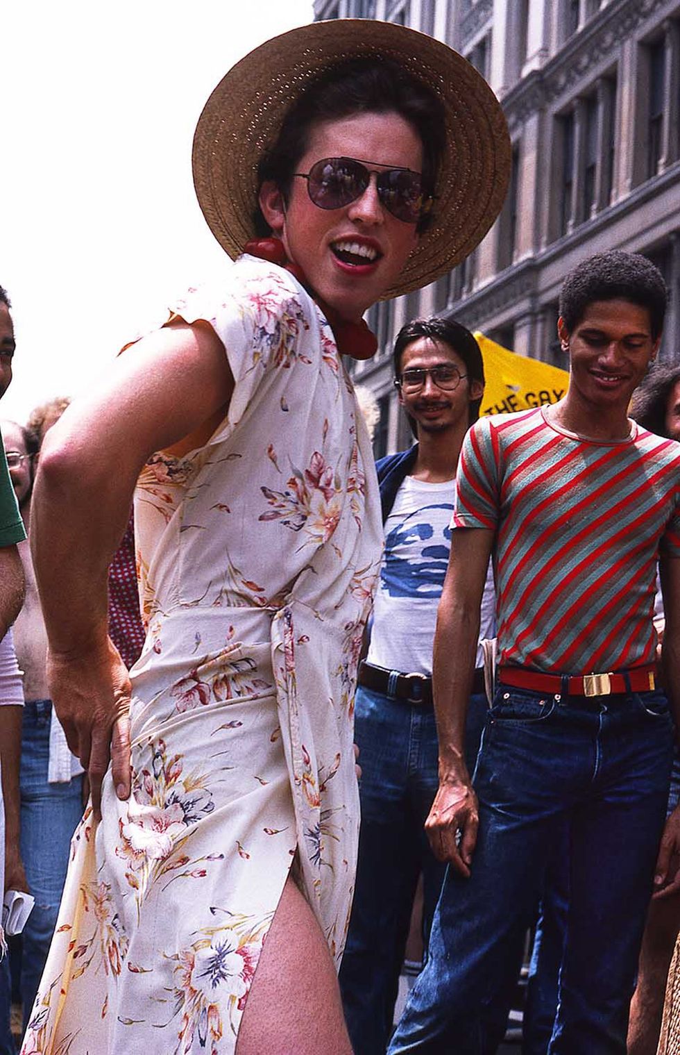 The early NYC Pride March at the Hispanic Society Museum was called out from the closet to an original vintage photograph by Francisco Alvarado Juarez.