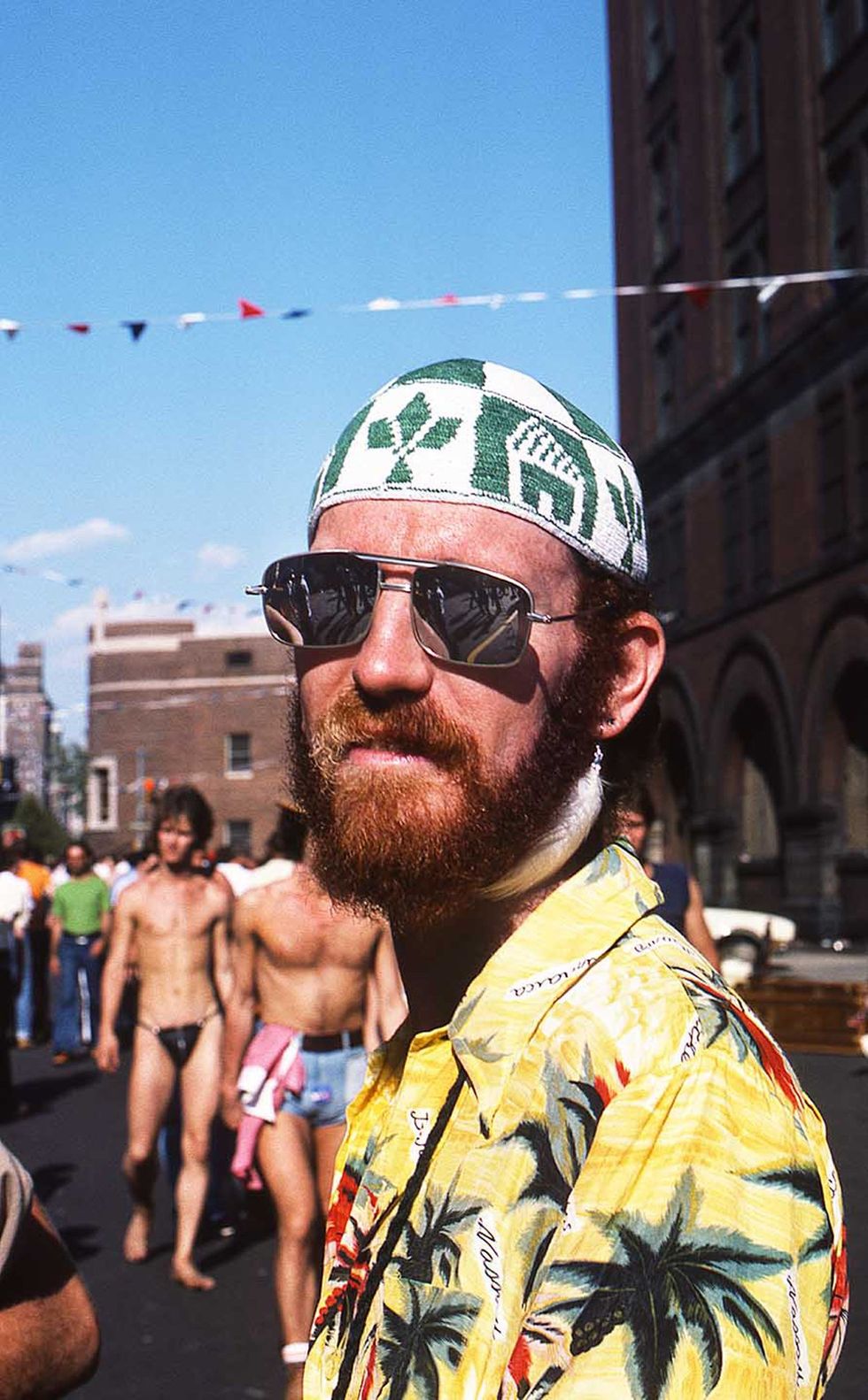 The early NYC Pride March at the Hispanic Society Museum was called out from the closet to an original vintage photograph by Francisco Alvarado Juarez.