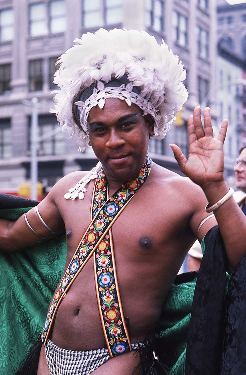 The early NYC Pride March at the Hispanic Society Museum was called out from the closet to an original vintage photograph by Francisco Alvarado Juarez.