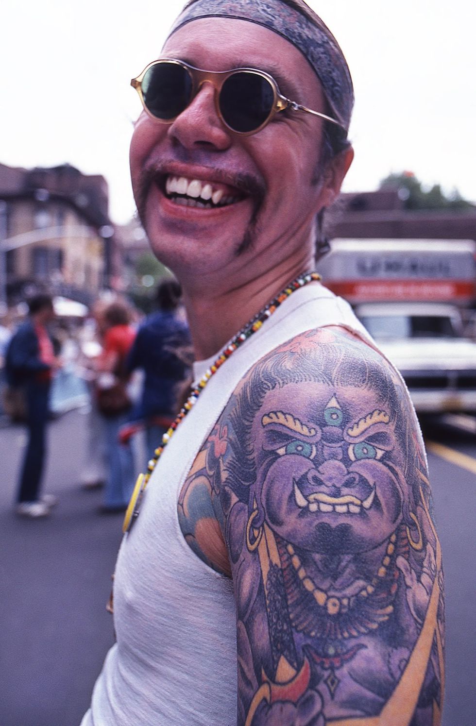 The early NYC Pride March at the Hispanic Society Museum was called out from the closet to an original vintage photograph by Francisco Alvarado Juarez.