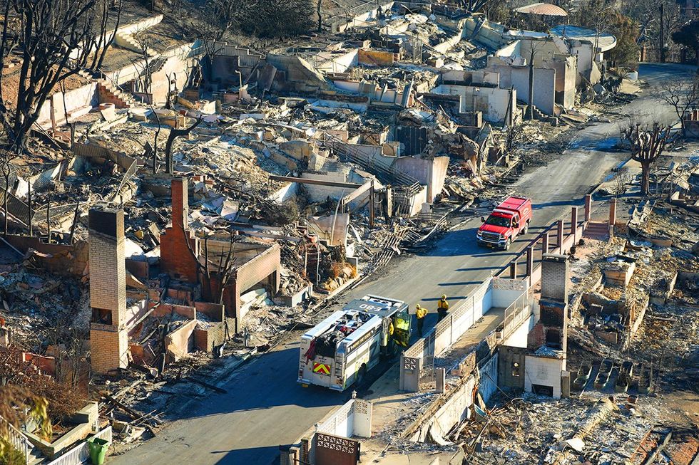 Eaton Altadena Fire Damage