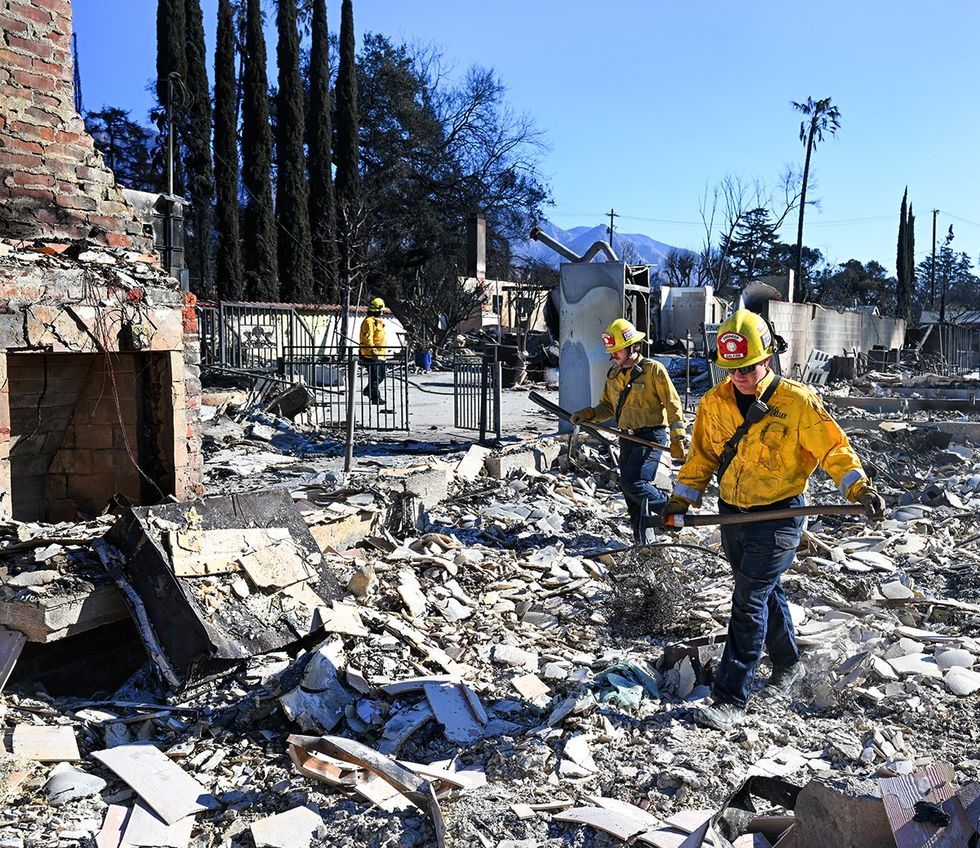 Eaton Altadena Fire Damage