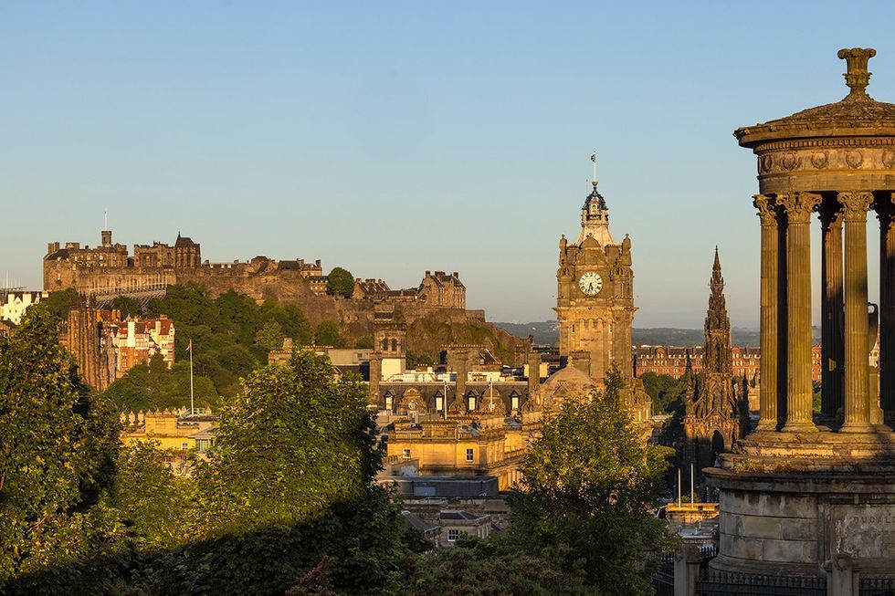 Edinburgh Castle crowns the city from Castle Rock, drawing over two million visitors a year