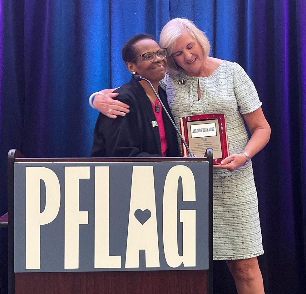 Edith Guffey and Susan Thronson