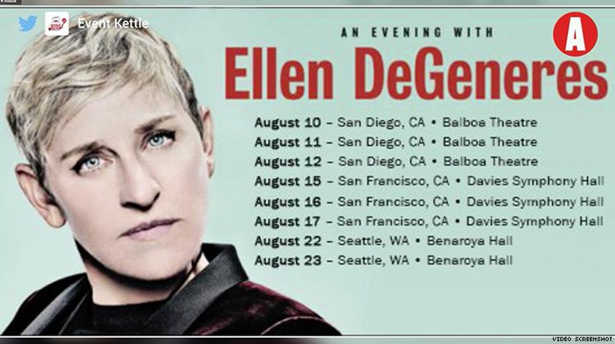 Ellen DeGeneres Is Back On Tour