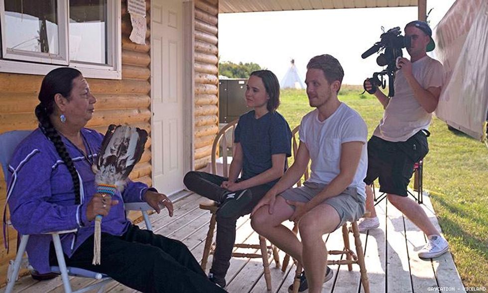 Ellen Page Gaycation