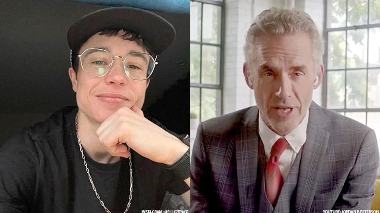 Elliot Page and Jordan Peterson