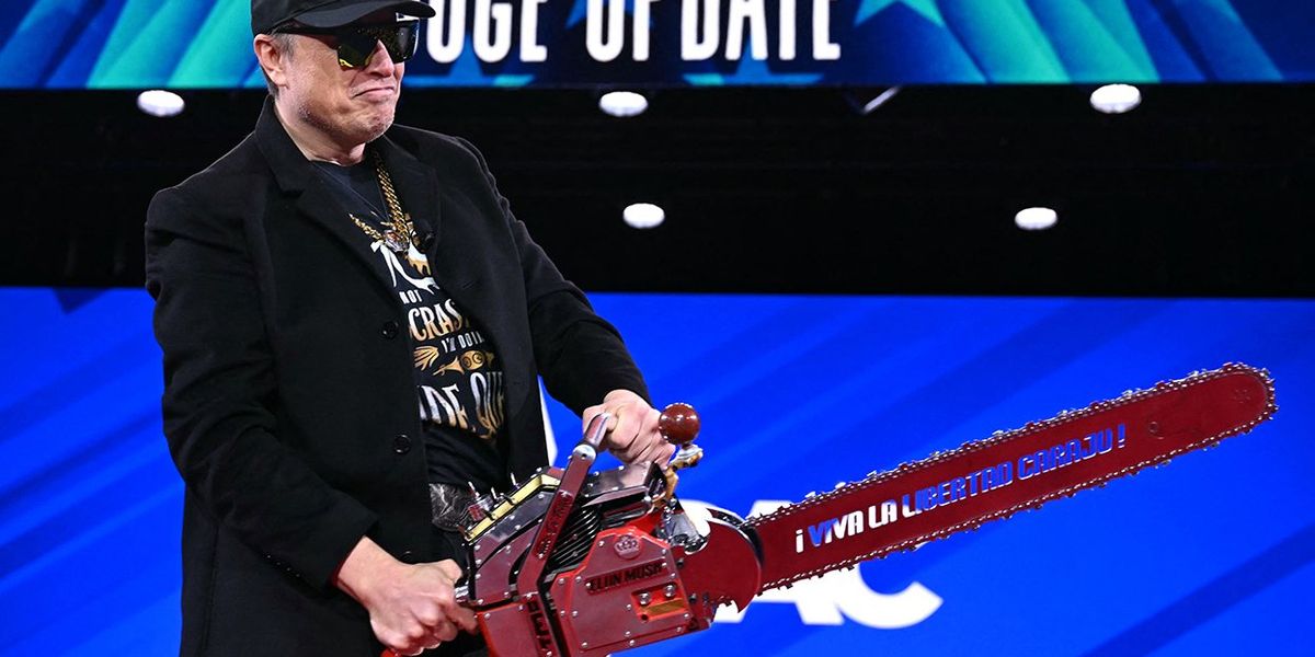 Opinion: Wielding a chainsaw, Musk isn't cutting the budget, he's slicing the heads off the middle-class