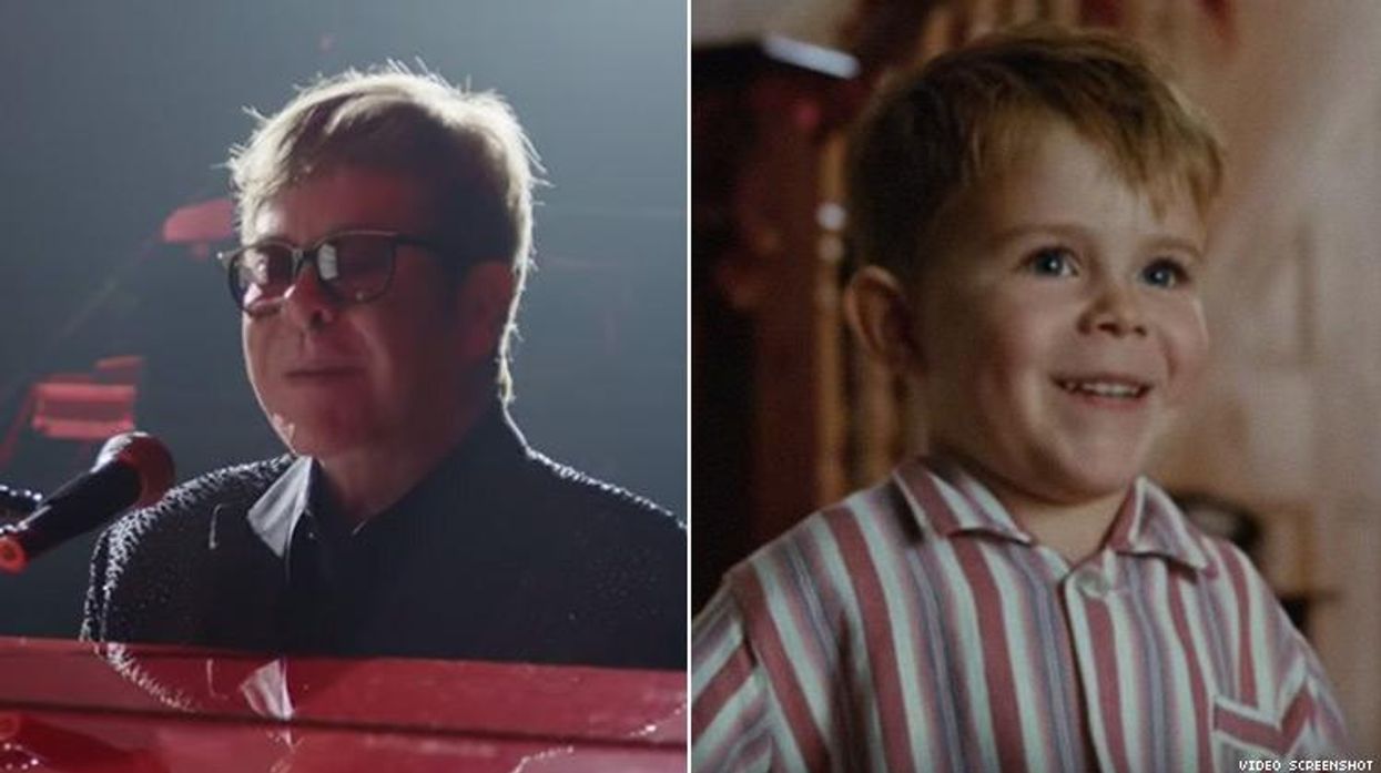 Elton John Christmas Ad Depicts His Life Through His Pianos