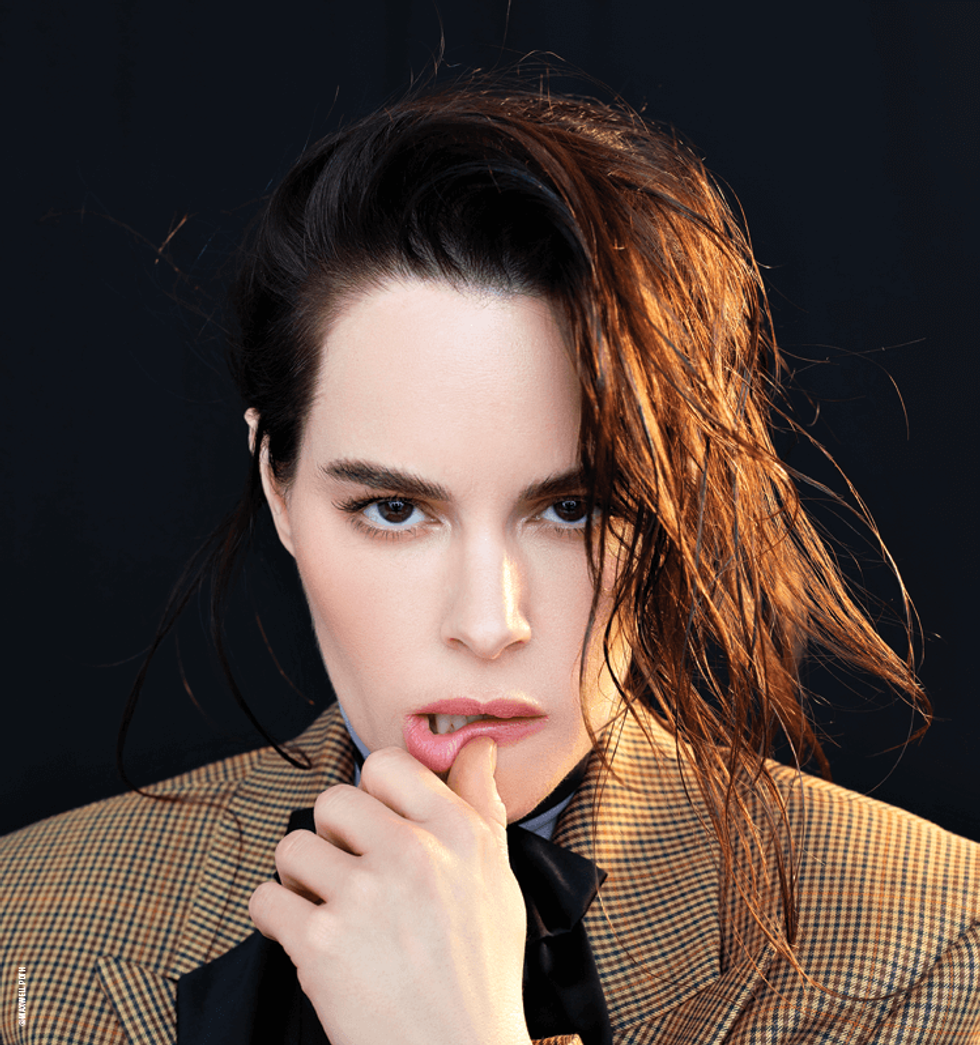 After Schitt's, Emily Hampshire Upends Gender With Fashion and the Pen