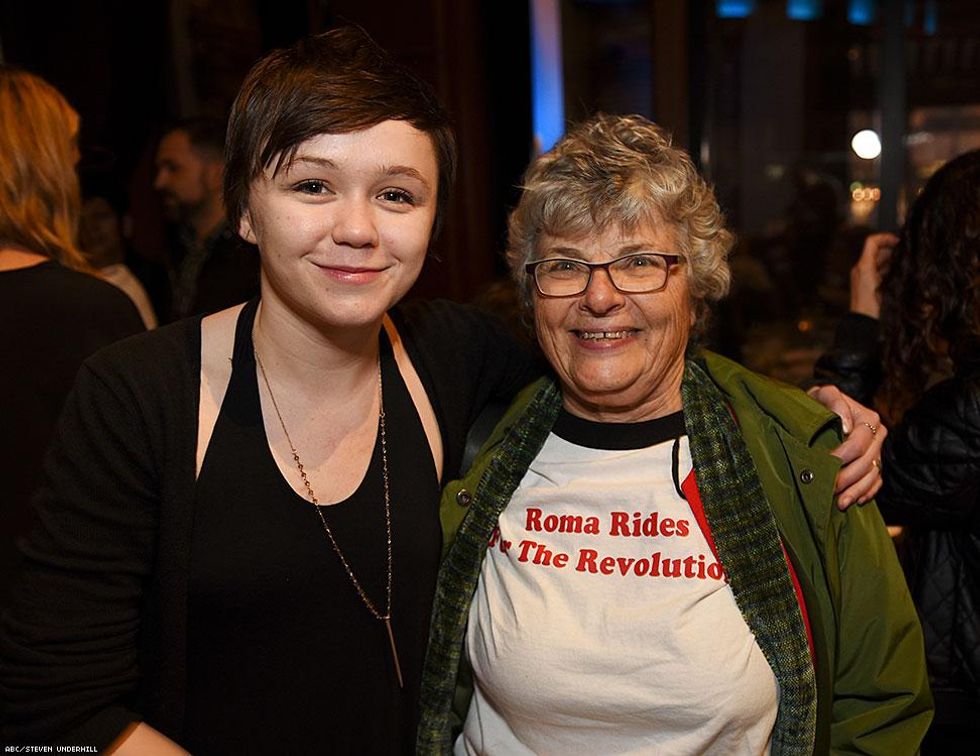 Emily Skeggs and Roma Guy