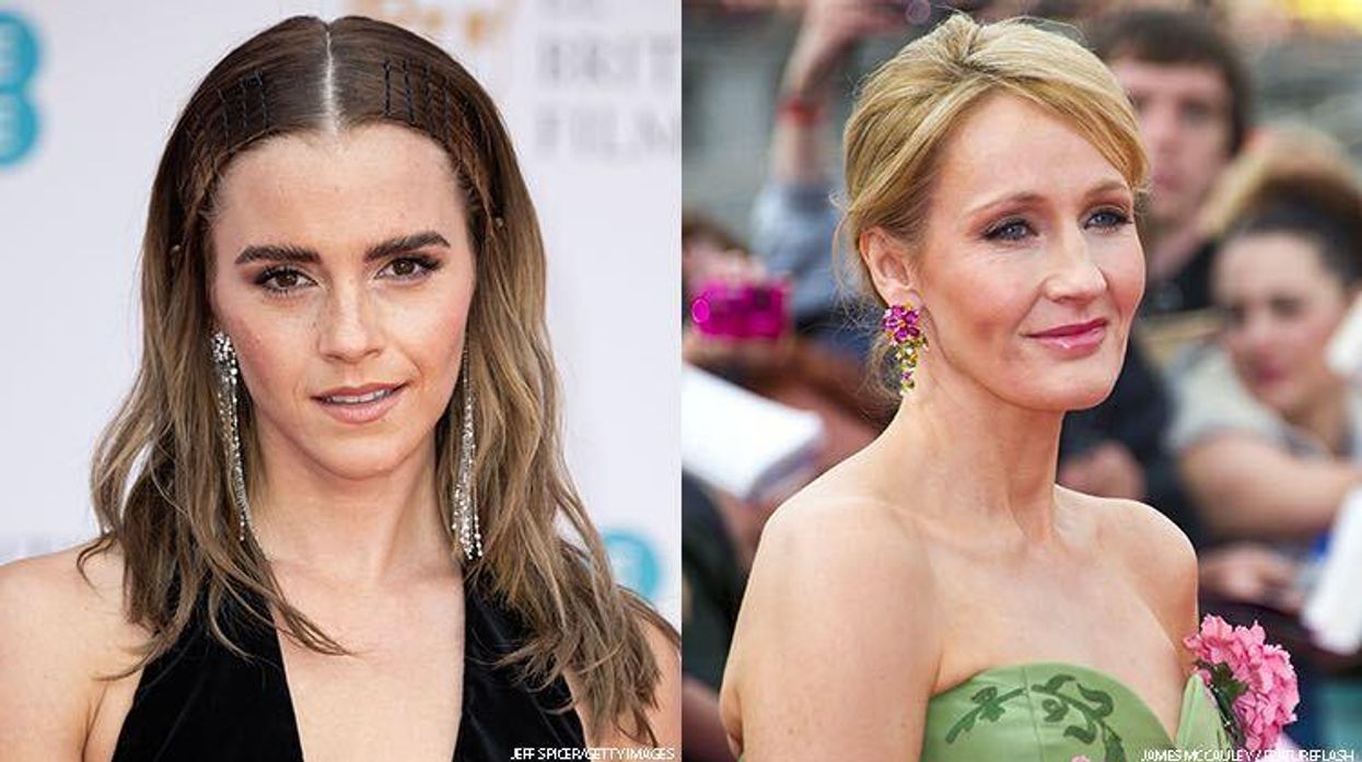 Emma Watson and JK Rowling