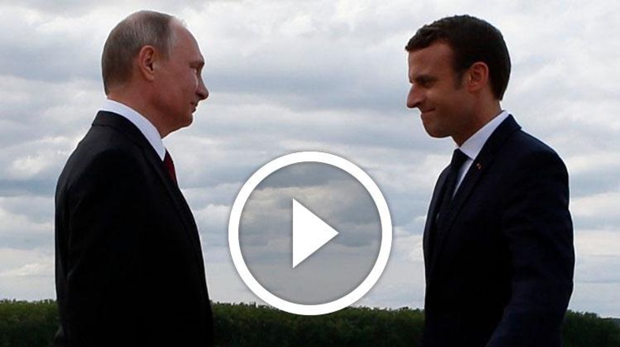 Emmanuel Macron Urges Putin to Protect Gay Men in Chechnya