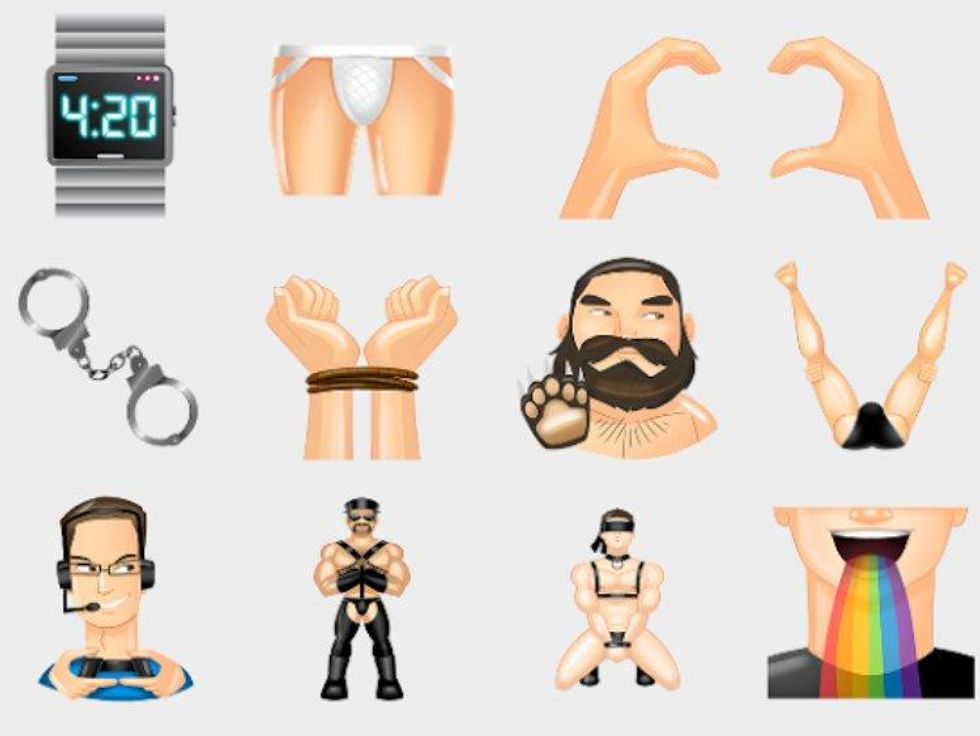 Grindr's Most Important New Emoji Is a Little Blue Pill