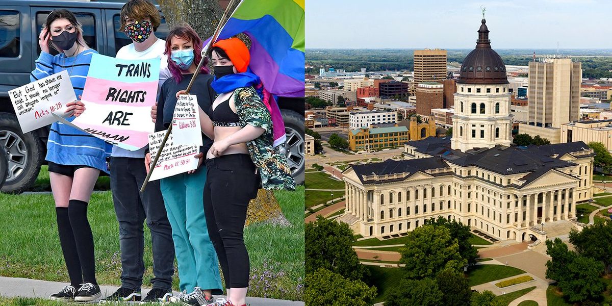 Kansas bans all gender-affirming care & support for minors | Advocate.com