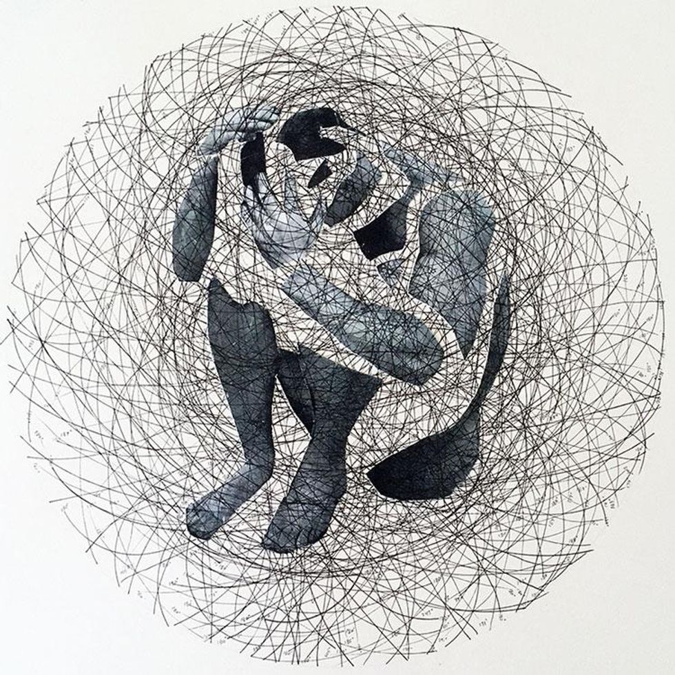 Enrique Castrejon Calculated Degrees of Depresssion, 2017