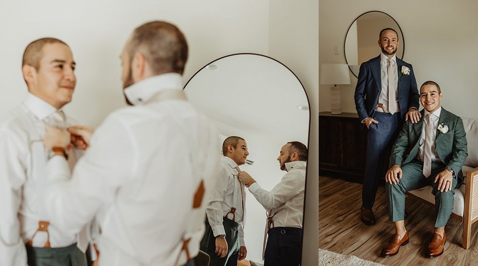 Ernie Apreza and Kyle Labarry gay wedding July 2025