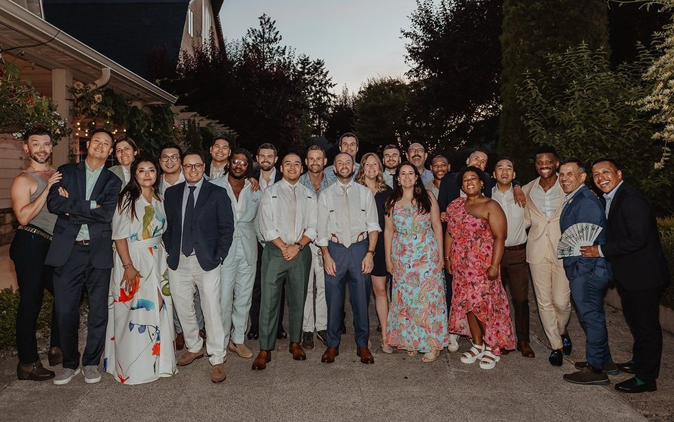 Ernie Apreza and Kyle Labarry gay wedding July 2025