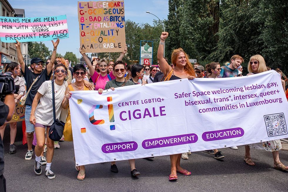 Esch Sur Alzette Luxembourg 2023 LGBTQIA Pride parade Equality March