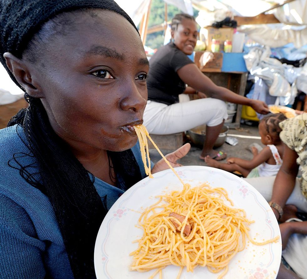 Espageti Ayisyen ADVOCATEMAGAZINE photo gallery JDVance lessons Hatian culture food_webready