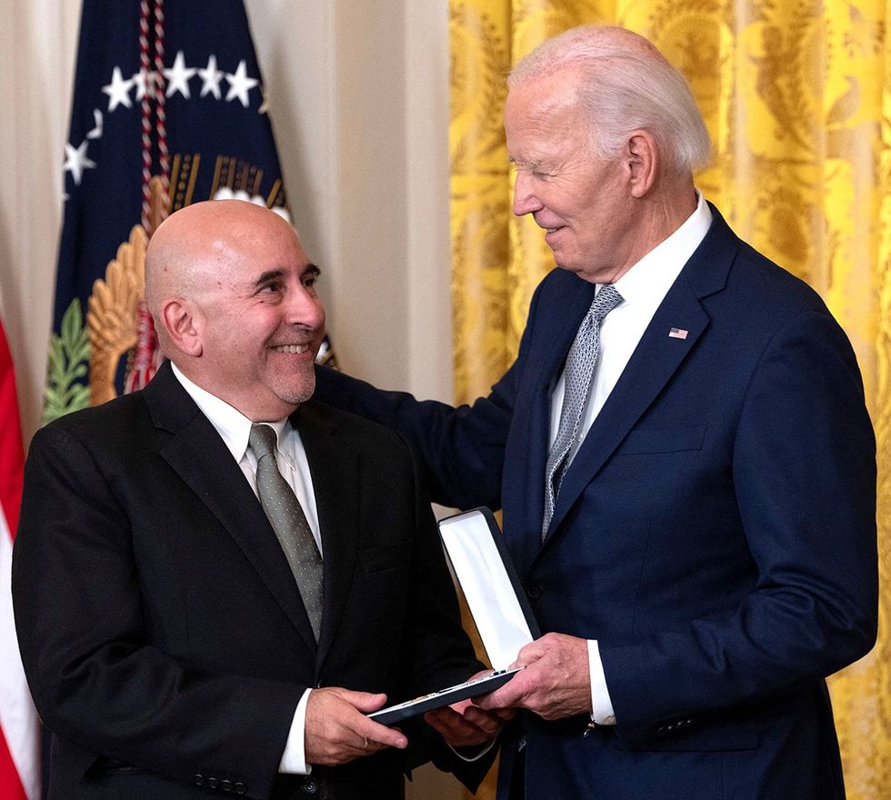 Evan Wolfson receives Presidential Citizens Medal from Joe Biden