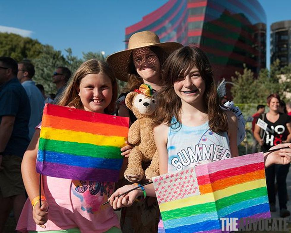 Even more rainbow families.