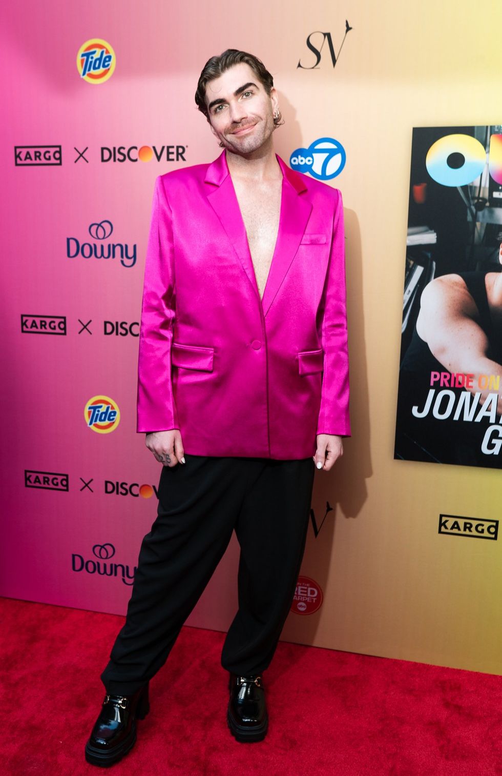 Exclusive Photo gallery OUT ADVOCATE magazines Cover stars Wayne Brady Jonathan Groff LGBTQ Pride Party June 2024