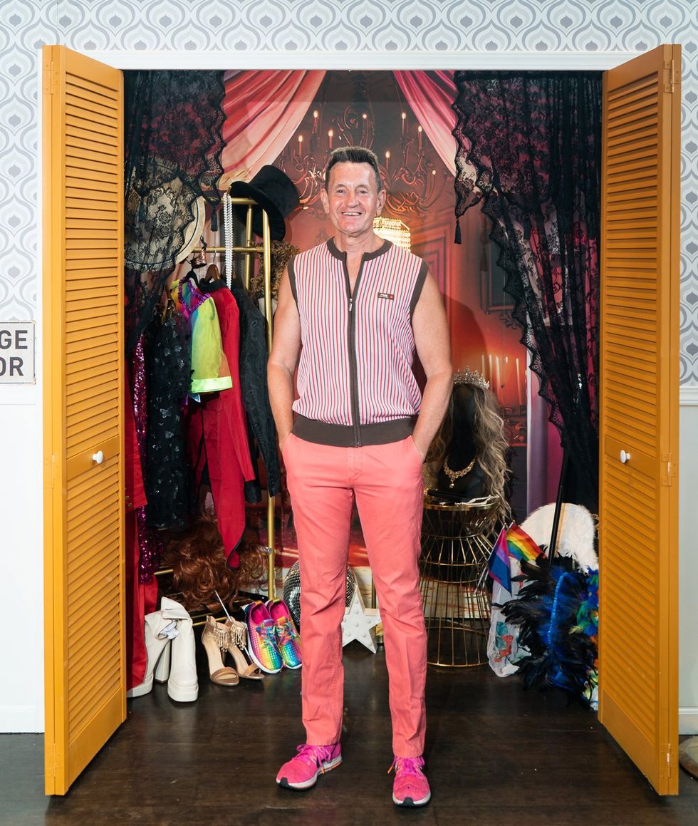 Exclusive Photo gallery OUT ADVOCATE magazines Cover stars Wayne Brady Jonathan Groff LGBTQ Pride Party June 2024