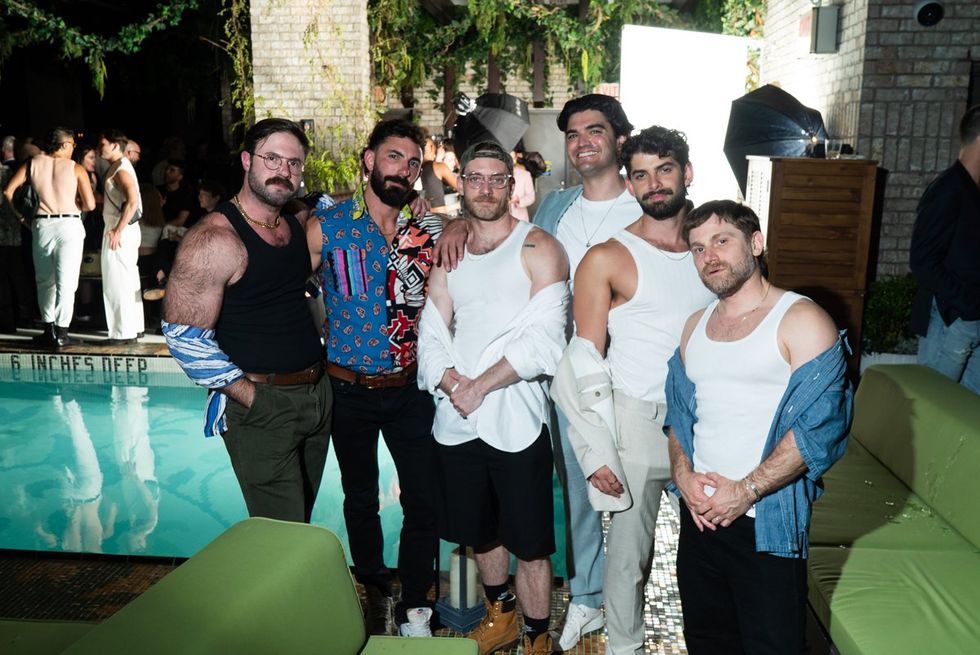 Exclusive Photo gallery OUT ADVOCATE magazines Cover stars Wayne Brady Jonathan Groff LGBTQ Pride Party June 2024