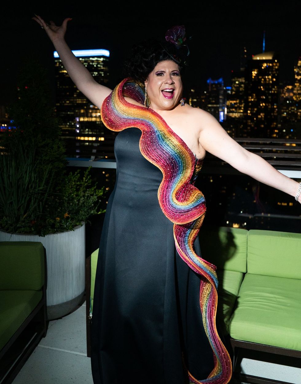 Exclusive Photo gallery OUT ADVOCATE magazines Cover stars Wayne Brady Jonathan Groff LGBTQ Pride Party June 2024