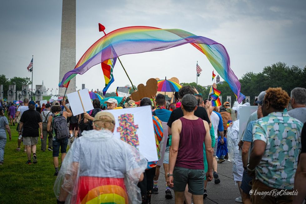 exclusive photo gallery World Pride 2025 Rally and March Washington DC Lincoln memorial to Washington monument around reflecting pool