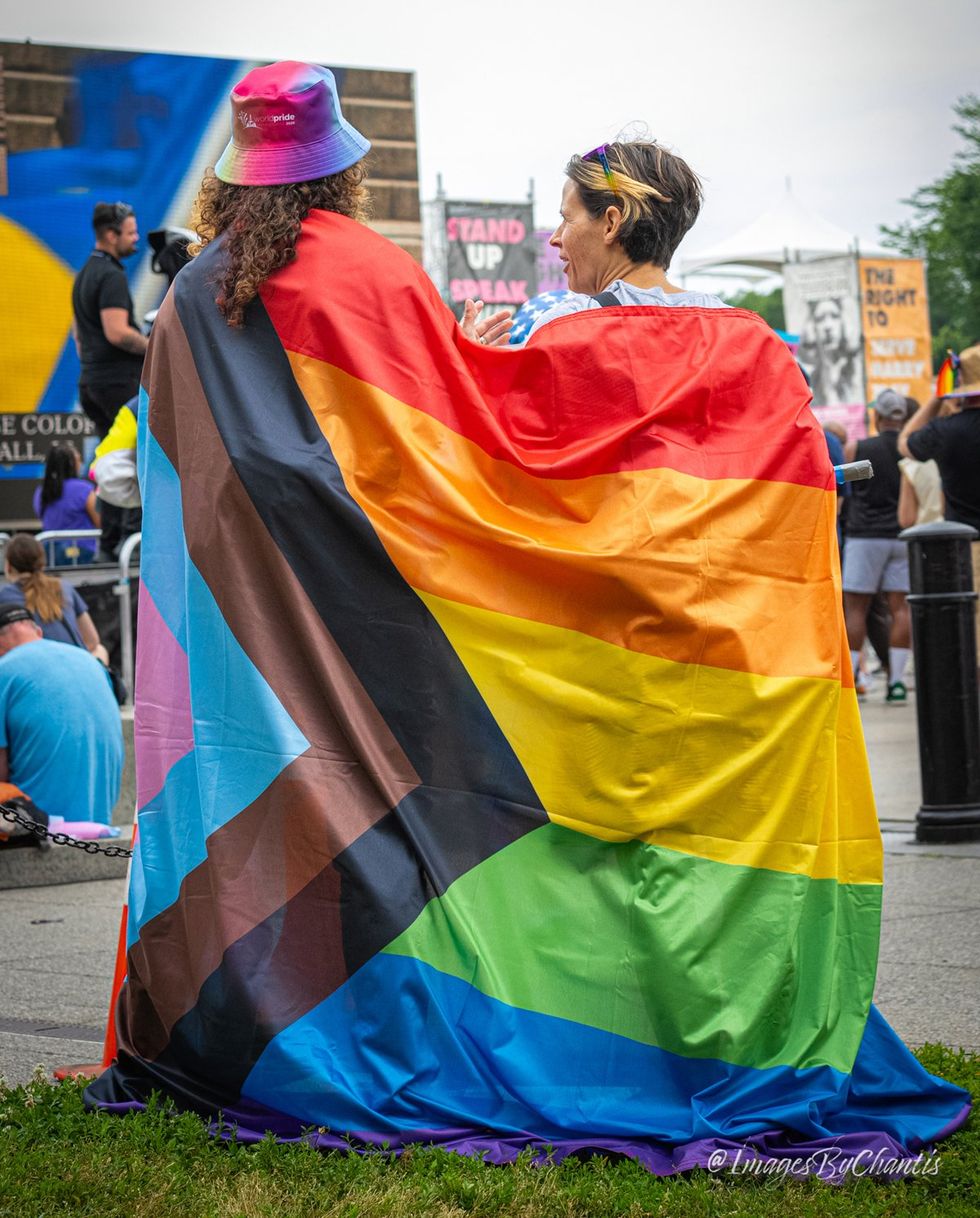 exclusive photo gallery World Pride 2025 Rally and March Washington DC Lincoln memorial to Washington monument around reflecting pool